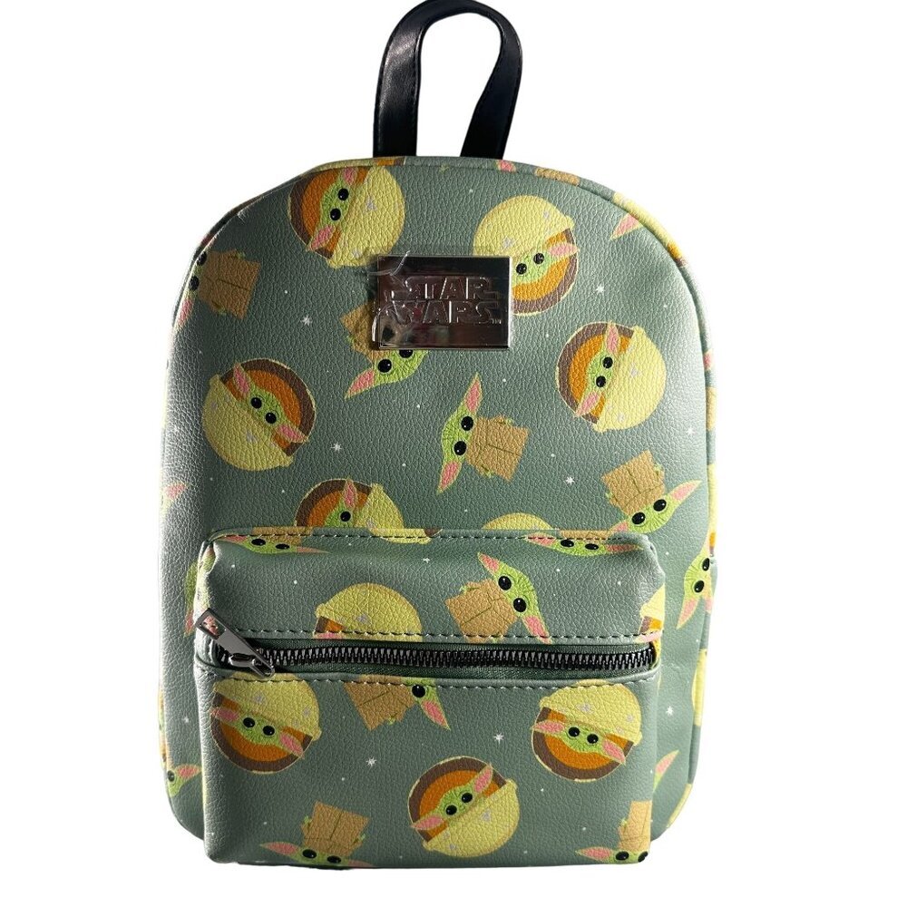 Loungefly Disney Grogu Backpack Mandalorian Child Star Wars Purses Shoulder Bag